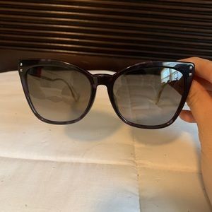 New FENDI Cat Eye Sunglasses Multicolor, Authentic